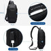 Waterproof Anti-theft Sling Backpack With USB Port