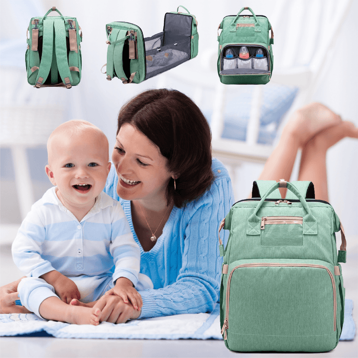 Baby Crib Diaper Backpack