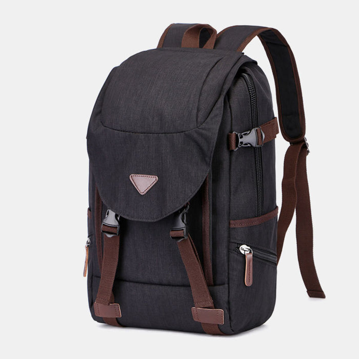 Large Waterproof Canvas Travel Laptop Backpack