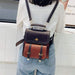Soft Faux Leather Mini Backpack Purse