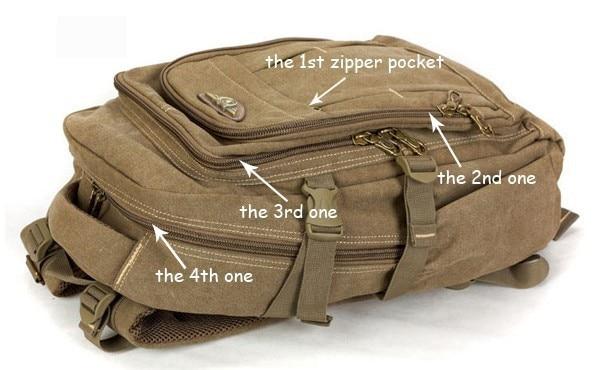 Buy FUR JADEN Military Green Canvas 40L Travel Duffle Bag online