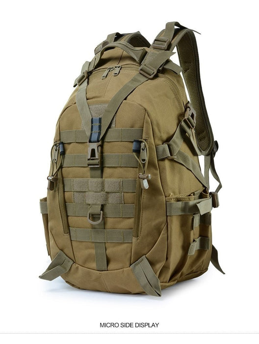 Military Style MOLLE Tactical Backpack Rucksack —