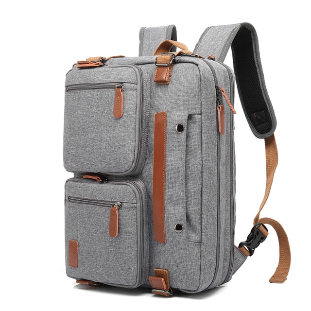 Satellite onvertible Backpack Shoulder Bag Messenger Bag Laptop Case  Business Briefcase Leisure Handbag Multi-Functional Travel