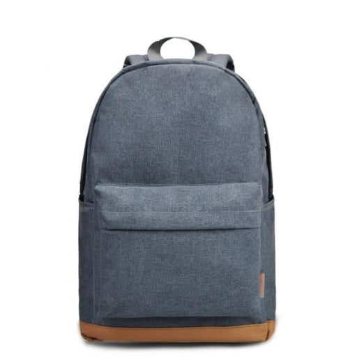 Plain Classic Canvas School Backpack