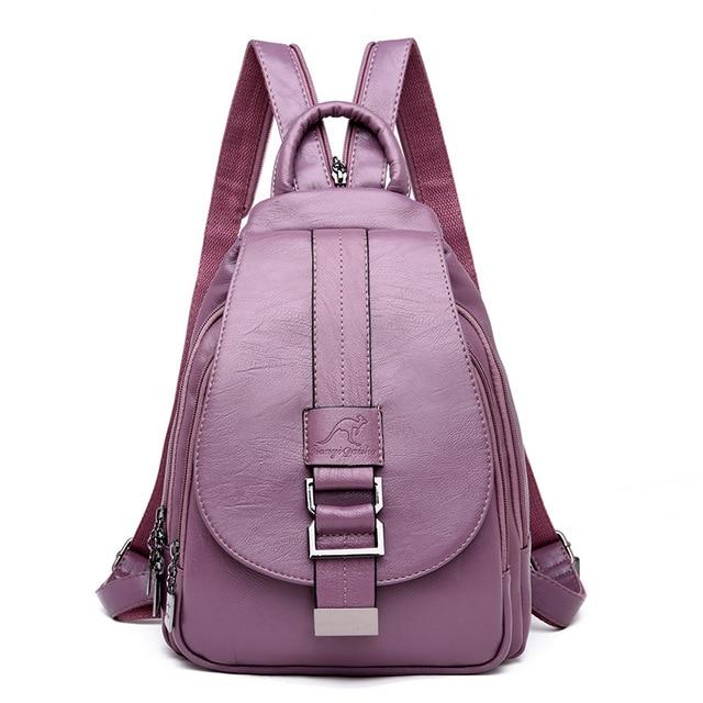 The Classic - Genuine Leather Backpack Purse