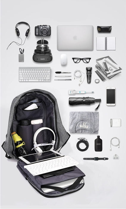 Wide Open Anti-theft Laptop Backpack
