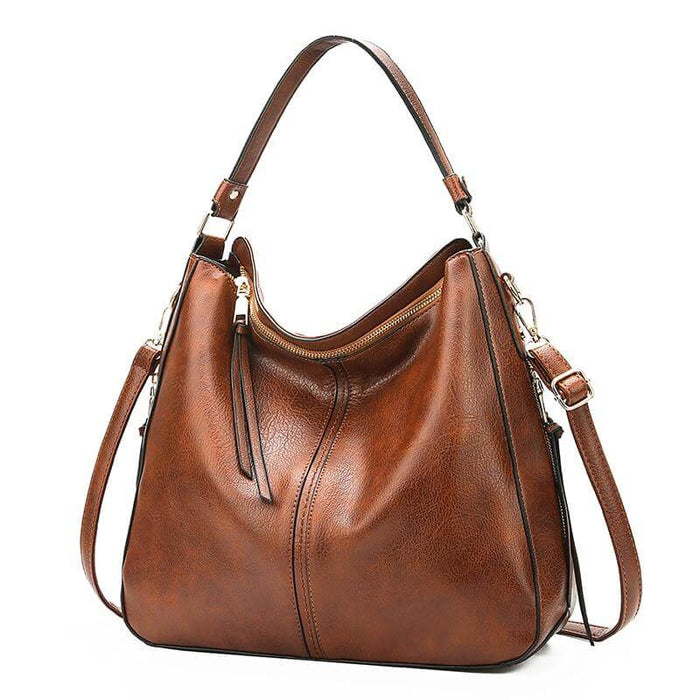 Hobo Bags Shoulder Bags for Women, Faux Leather Tote Bag Big Capacity Leather Tote Purse Top Handle Hobo Purse