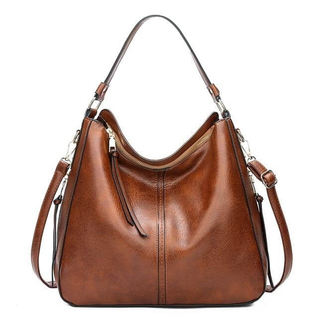 MKF Hobo Purses for Women – Soft PU Leather Handbag Slouchy Womens Hobo  Shoulder bag – Fashion Top Handle Pocketbook