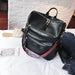Large Faux Leather Travel Backpack Purse