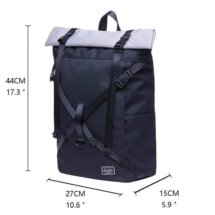Roll Top Waterproof Travel Backpack For Hiking